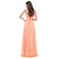 Grace Karin Strapless Sweetheart Light Orange Floor Length Simply Bridesmaid Dress CL3409